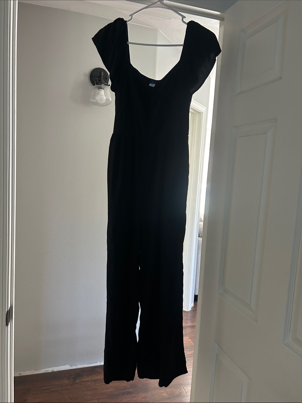 Old Navy Black Scoop-Neck Wide-Leg Jumpsuit